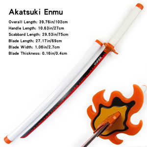 ดาบสังหารอสูรอะนิเมะยอดนิยม, ดาบสังหารดาบ: kimetsu NO yaiba ใบมีดกันแดดคอสเพลย์อาวุธ39.76in/102CM - Product Image 2