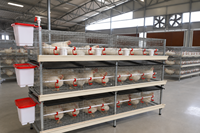 Kandang Ayam Pedaging 3 Tingkat Profesional untuk Peternakan Unggas Kecil dan Menengah dengan Layanan Desain Khusus