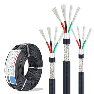 wholesale 2725 wires braid shielded cables 24awg 2core 28awg 2core OD4.0mm USB data wires