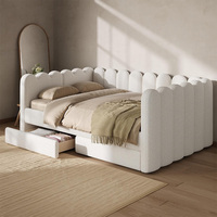 Großhandelspreis Moderne Wohnzimmermöbel Gepolstertes Stoff-Tagesbett mit Stauraum Multifunktionales Sofa Gästebett Neues Design