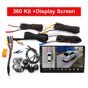 Smartour 360度AHD 1080P360度バードビューカメラシステム (BMW車用) リア/フロント/左/右360度サラウンドシステム