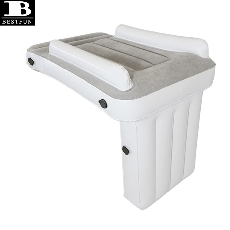 Пушистая Флокированная надувная дорожная кровать для ребенка, малыша, младенца, ребенка, складной портативный воздушный матрас для путешествий, дома