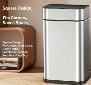 LL-Square Sensing Trash <b>Bin</b> - Product Image 5
