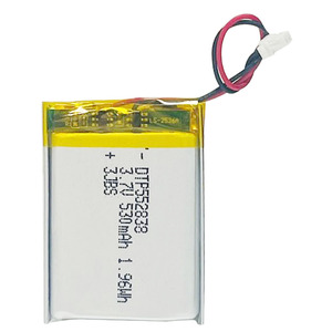 Batería de iones de litio de bolsa OEM para relojes inteligentes 3,7 V 500mAh LiPo 530mAh <span class=keywords><strong>LiPoly</strong></span> 400mAh modelo de instrumento cosmético recargable - Product Image 1