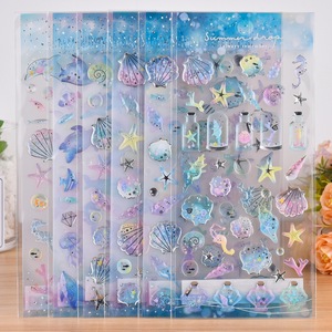 Adesivi in Resina 3D a Cupola Trasparente con Glitter Cristallino Impermeabile di Alta Qualità a Tema Pesce Oceanico - Product Image 1