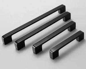 Offre Spéciale meubles armoires de cuisine tiroir pull noir poignées en laiton - Product Image 5