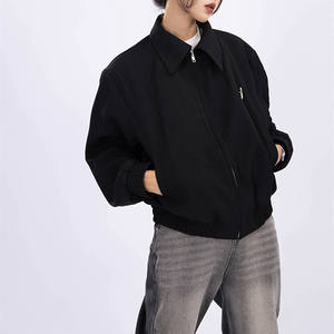 Chaqueta Verde Impermeable de Estilo Retro Americano para Mujer, Cuello Cuadrado, Holgada, Informal, Versátil, con Insignia de Estrella, para las Cuatro Estaciones - Product Image 2