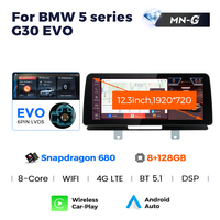 MEKEDE Snapdragon 680 Android 13 Écran Lecteur DVD Stéréo pour BMW Série 5 G30 EVO 2018- GPS Navigation 360 Caméra