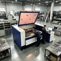 Source laser à refroidissement par air 1390 JPT 800/1200W avec fenêtre en verre, machine laser double, conviviale pour l'opérateur et conforme aux normes internationales