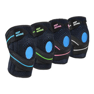 SHIWEI-907 # Druk Knie Bandjes Ondersteuning Absorberende Doek <span class=keywords><strong>Knee</strong></span> Pad <span class=keywords><strong>Brace</strong></span> Met Ondersteuning Bar - Product Image 1