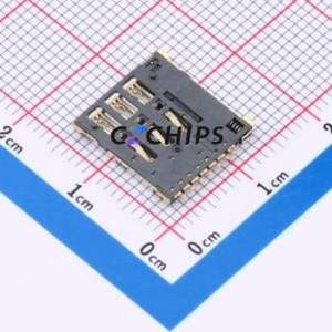 NANO-SIM-0500-P SIM Card Connector SMD Connector Self-Return Type Nano SIM Card Card Holder 1.37mm - Product Image 2