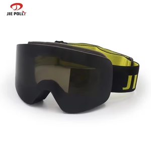 Jiepolly แว่นตาสโนว์บอร์ดแม่เหล็กกันฝ้าโพลาไรซ์สำหรับผู้ชายแว่นตา UV400สโนว์โมบิลแว่นตาว่ายน้ำเล่นสกี - Product Image 1