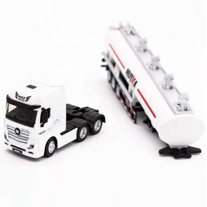 Modèle de simulation de camion-citerne SJY-1733, modèles métalliques 1:50, jouet semi-alliage pour enfants, cadeaux - Product Image 5