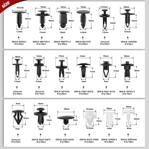 Chirun Auto Parts Car <b>Clips</b> 415Pcs Door Panel Mudguard Bumper Cover Repair Replacement Fasteners Universal Fit - Product Image 1