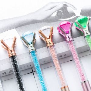 1.0Mm Custom Logo Novelty Promotional Ballpoint Big Diamond Head Plastic Ball <b>Pen</b> - Product Image 3