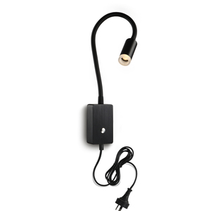 Hiện đại 3 Wát Đen nhôm phòng ngủ bên cạnh đèn đọc sách cho giường Led Đọc ánh sáng - Product Image 2