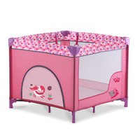 Parc pour enfants portable en métal de grande taille avec un design moderne pour une utilisation à la maison, en extérieur et en appartement