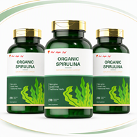Comprimés de Spiruline - Teneur élevée en Phycocyanine, Complément Alimentaire Anti-Âge, Certifié ISO pour les Marques de Santé Premium