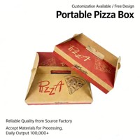 Boîtes à pizza, sacs en papier imprimés pour aliments, sacs à emporter, bols à salade en papier, boîte à pizza, conteneur à pizza, qualité export, personnalisé