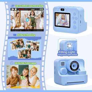 Appareil photo numérique CMOS miniature portable pour enfants, appareil photo instantané, écran HD/Full HD 2,4 pouces, technologie sans encre sécurisée, éducatif - Product Image 5