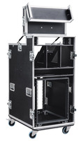 X-BASON 12U Usine En Gros Personnalisé En Aluminium Aviation Flight Case
