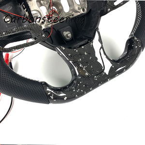 Accessoires intérieurs pour Chrysler : Volant de voiture personnalisé pour Chrysler 300C 300S SRT8 HEMI <span class=keywords><strong>V6</strong></span> V8, ajustement OEM, style sport en forme de D - Product Image 3