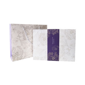 ZY Tapa de embalaje y caja de regalo inferior <span class=keywords><strong>con</strong></span> mangas Bolsas de papel duraderas <span class=keywords><strong>con</strong></span> forro transparente dentro de la caja contenedora de compras rígida de lujo - Product Image 2