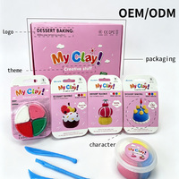 Kit de Arcilla para Modelar de Secado al Aire, 12 Colores, para Repostería, Manualidades, Regalo de Cumpleaños para Niños
