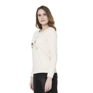 Sudadera con Capucha de Punto para Mujer, Talla Grande, Personalizada, con Estampado, de Algodón y Elastano, Forrada, de Alta Calidad, Informal, Ecológica, para Otoño - Product Image 6