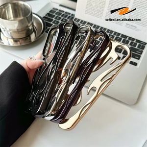 TPU placcatura elettrolitica 3D fiamma <span class=keywords><strong>custodia</strong></span> vuota opaca per <span class=keywords><strong>Samsung</strong></span> Galaxy S25 S24 S23 S22 Ultra A16 <span class=keywords><strong>A14</strong></span> A55 A54 A06 A15 - Product Image 3