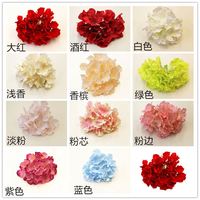 IC0080 Têtes d'hortensias artificiels populaires en gros pour DIY, lot de 27 têtes d'hortensias