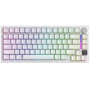 Teclado Mecánico Inalámbrico para Juegos Attack Shark X820 Super Triple Mode RGB, Teclado Intercambiable en Caliente con Pantalla - Product Image 1