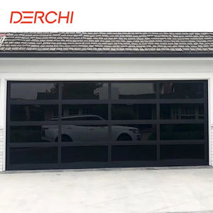 Derchi แผงกระจกอลูมิเนียมกรอบฉนวนกระจกใส USA ประตูโรงรถสำหรับบ้าน - Product Image 5