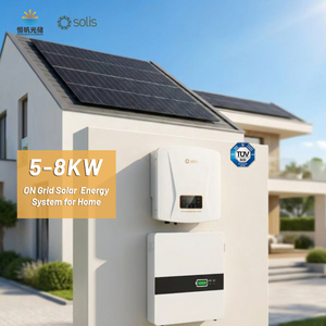 Sistema Solar Híbrido de 5KW 8KW, Kit Completo con Inversor Solis MPPT, Paneles Monocristalinos Trina, Batería de 10/16KWH, Energía para el Hogar - Product Image 1