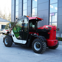 New 4 Wheel Compact Telehandler Telescopic Hydraulic Forklift Construction Machine All Terrain Telescopic Handler Loader Sale