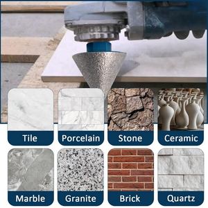 M10 / M14 elmas konik matkap uçları karo, mermer, cam ve seramiklerde mevcut deliklerin genişletilmesi ve bitirilmesi için - Product Image 5