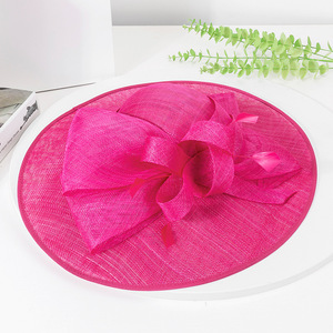 Grand Chapeau de Cérémonie Personnalisé pour Femme, Élégant, à Large Bord, en <span class=keywords><strong>Sinamay</strong></span>, pour le Kentucky Derby et les Tea Party - Product Image 5
