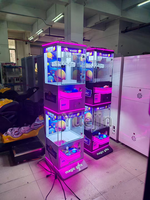 Prix usine monnayeur chanceux fou griffe prix jeu Machine qualité cadeau pince 24 Clips pour enfants matériel métallique