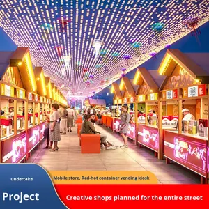 Kiosque <span class=keywords><strong>mobile</strong></span> personnalisable pour la vente de café et de thé au lait dans les zones touristiques, pour le service après-vente, pour une utilisation commerciale en extérieur - Gratuit - Product Image 6