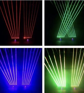 Luces de escenario de club nocturno con 6 RBG a todo color o un solo escaneo láser rojo faros móviles DJ <span class=keywords><strong>disco</strong></span> luces láser - Product Image 4