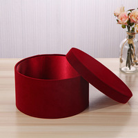 Boîte cadeau ronde de luxe personnalisée pour bougie, avec gaufrage, doublure en éponge, tube en papier et emballage avec ruban