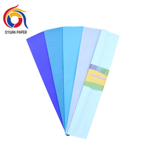 Papel crepé hecho a mano de alta calidad 50*200 <span class=keywords><strong>materias</strong></span> <span class=keywords><strong>primas</strong></span> coloridas flores de papel artísticas y suministros de flores artificiales - Product Image 4