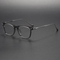 M2049 2023 dernier rétro à la mode lumière bleue bloquant les montures de lunettes lunettes transparentes montures optiques en acétate de titane
