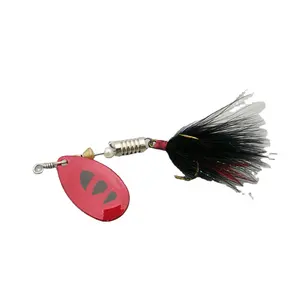 high quality types of jigging spoon spinner lure, spinner bait supplies
