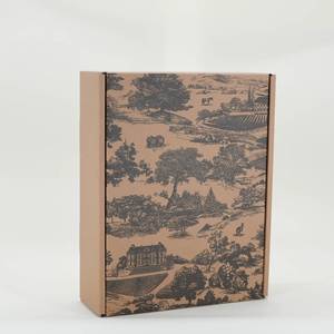 Custom Kraft Mailer with Paper Insert Eco Friendly Corrugated Packaging <b>Box</b> for Product Protection and E Commerce Shipping - Product Image 1