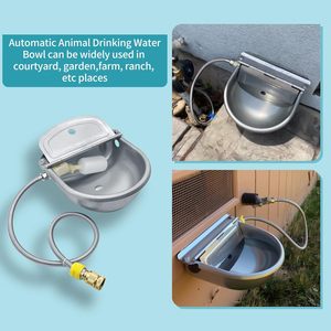 Abreuvoir automatique pour animaux en acier inoxydable pour chien, cheval, chèvre, cochon, vache, bétail, <span class=keywords><strong>distributeur</strong></span> d'<span class=keywords><strong>eau</strong></span> - Product Image 5