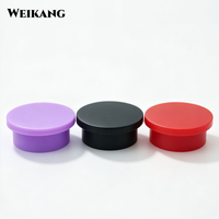 Bouchons de flacons de 3 ml pour un stockage sécurisé – Bouchons d'étanchéité et capuchons d'obturation en silicone rouge et bleu de 15 mm pour couvrir les trous