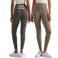 Pantalon de Yoga doux pour femmes, taille haute, contrôle du ventre, Leggings de gymnastique extensibles à 4 voies, Leggings athlétiques d'entraînement