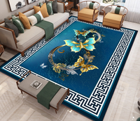 Toptan 3D Özel Baskılı Geometrik Desenli Polyester Banyo Paspası, Yıkanabilir ve Kaymaz, Ev, Yatak Odası, Araba Kullanımı İçin