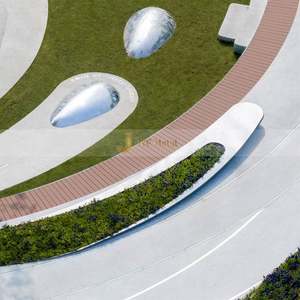 Escultura Art Deco de Acero Inoxidable Hecha a Mano ANW9164 que Exhibe una Estética Creativa Atemporal para Aniversario, Hecha en China - Product Image 2